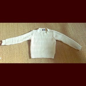 Beige Cotton Sweater